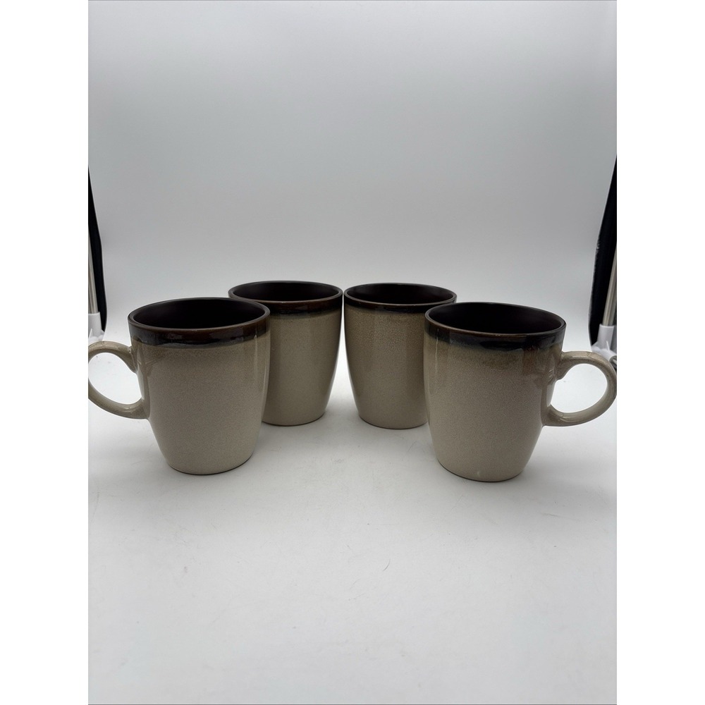 SET OF 4 BETTER HOMES & GARDENS SIERRA COFFEE CUPS MUGS 4 5/8"
